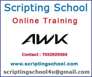 AWK Online Training institute in Hyderabad