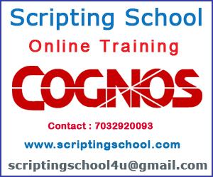 Cognos Online Training institute in Hyderabad
