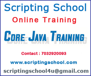 Core Java Online Training institute in Hyderabad