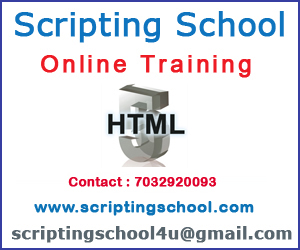 HTML5 Online Training institute in Hyderabad