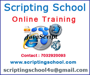 JavaScript Online Training institute in Hyderabad