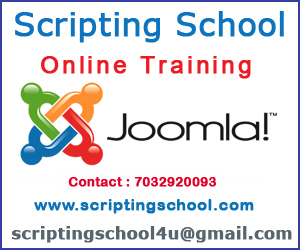 Joomla Online Training institute in Hyderabad