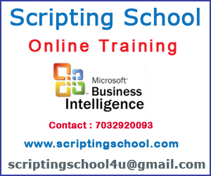 Microsoft BI Online Training institute in Hyderabad