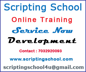 Service Now Development Online Training institute in Hyderabad