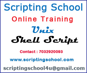 Shell Scripting Online Training institute in Hyderabad