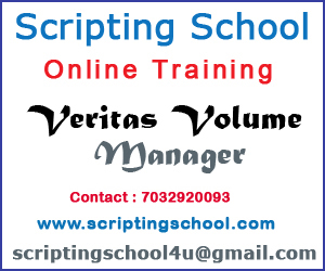 Veritas Volume Manager Online Training institute in Hyderabad